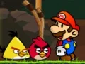 שפּיל Mario vs Angry Birds אָנליין