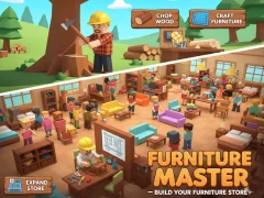 שפּיל Furniture Master – Build Your Furniture Stor אָנליין