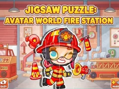 שפּיל Jigsaw Puzzle: Avatar World Fire Station אָנליין