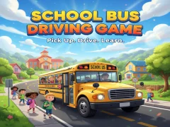 שפּיל School Bus Driving Game אָנליין