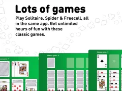 שפּיל Solitaire collection: klondike, spider & freecell אָנליין