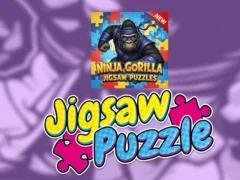 שפּיל Ninja Gorilla Jigsaw Puzzles אָנליין