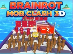 שפּיל Brainrot Mob Clash 3D אָנליין