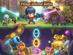 שפּיל Village Defense Battle אָנליין