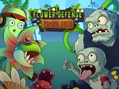 שפּיל Flower Defense Zombie Siege אָנליין