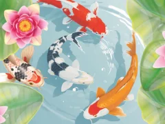 שפּיל Koi Fish Pond אָנליין