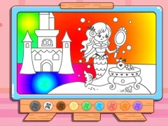 שפּיל Coloring Book: Mermaid Makeup אָנליין