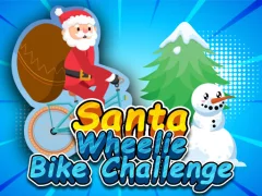 שפּיל Santa Wheelie Bike Challenge אָנליין