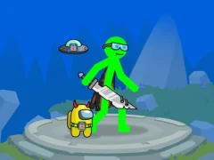 שפּיל Stickman Mega Boss Battles! אָנליין