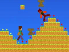 שפּיל Noob vs Pro But Anvil Rain Minecraft אָנליין