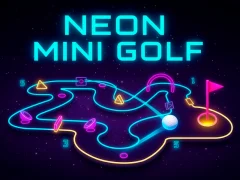 שפּיל Neon Mini Golf אָנליין