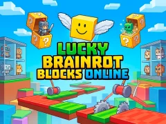 שפּיל Lucky Brainrot Blocks Online אָנליין