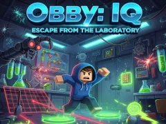 שפּיל Obby: IQ Escape from the Laboratory אָנליין