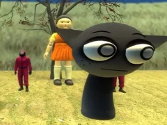 שפּיל Squid Game Sprunki Hide אָנליין