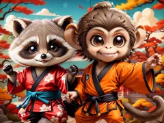 שפּיל Kung-Fu Little Animals אָנליין