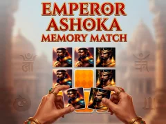 שפּיל Emperor Ashoka Memory Match אָנליין