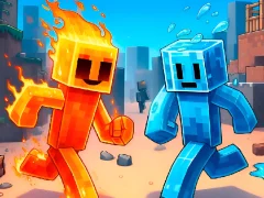 שפּיל Fire and Water Stickman אָנליין