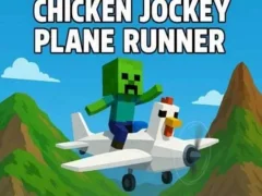 שפּיל Chicken Jockey Plane Runner אָנליין