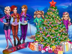 שפּיל Princesses Christmas tree אָנליין