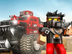 שפּיל Blocky Cars: Car Battle אָנליין