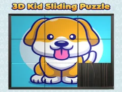 שפּיל 3D Kid Sliding Puzzle אָנליין
