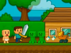 שפּיל Baby Noob Help! Steve אָנליין