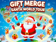 שפּיל Gift Merge Santa World Tour אָנליין