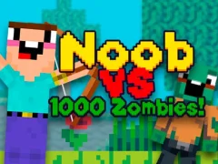שפּיל Noob vs 1000 Zombies אָנליין