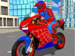 שפּיל Hero Stunt Spider Bike Simulator 3d 2 אָנליין