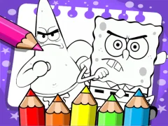 שפּיל Sponge Bob Coloring Book אָנליין