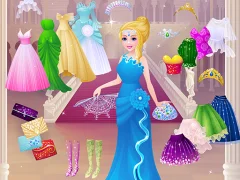 שפּיל Cinderella Dress Up Girl Games אָנליין