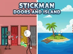 שפּיל Stickman Doors and Island אָנליין