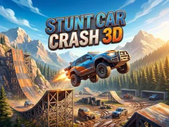 שפּיל Stunt Car Crash 3D אָנליין