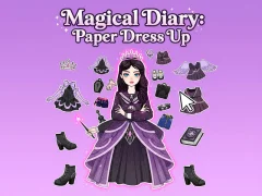 שפּיל Magical Diary: Paper Dress Up אָנליין