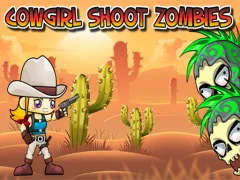 שפּיל Cowgirl Shoot Zombies אָנליין