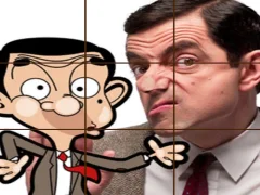 שפּיל Mr Bean Tile Puzzle אָנליין