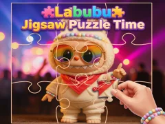 שפּיל Labubu Jigsaw Puzzle Time אָנליין