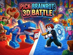 שפּיל Pick Brainrot: 3D Battle אָנליין