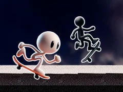 שפּיל Black and White Stickman אָנליין