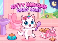 שפּיל Kitty Unicorn Daily Care אָנליין