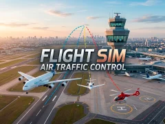שפּיל Flight Sim Air Traffic control אָנליין