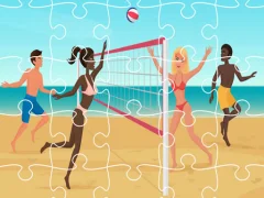 שפּיל Beach Volleyball Jigsaw אָנליין