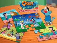 שפּיל Oggy and the Cockroaches Jigsaw Puzzle אָנליין