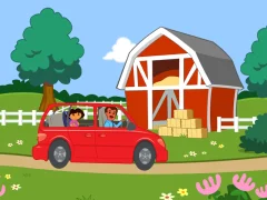 שפּיל Dora The explorer Dora's Ride-Along Animal Photo Adventure אָנליין