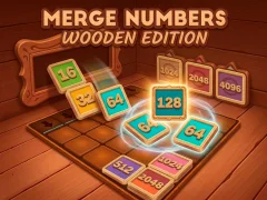 שפּיל Merge Numbers Wooden Edition אָנליין
