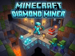 שפּיל Minecraft Diamond Miner אָנליין
