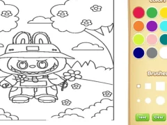שפּיל Labubu Coloring Book For Kids אָנליין