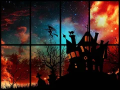 שפּיל Sliding Halloween Party אָנליין