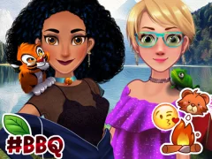 שפּיל Jasmine & Rapunzel on Camping אָנליין