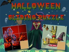 שפּיל Halloween Sliding Puzzle אָנליין